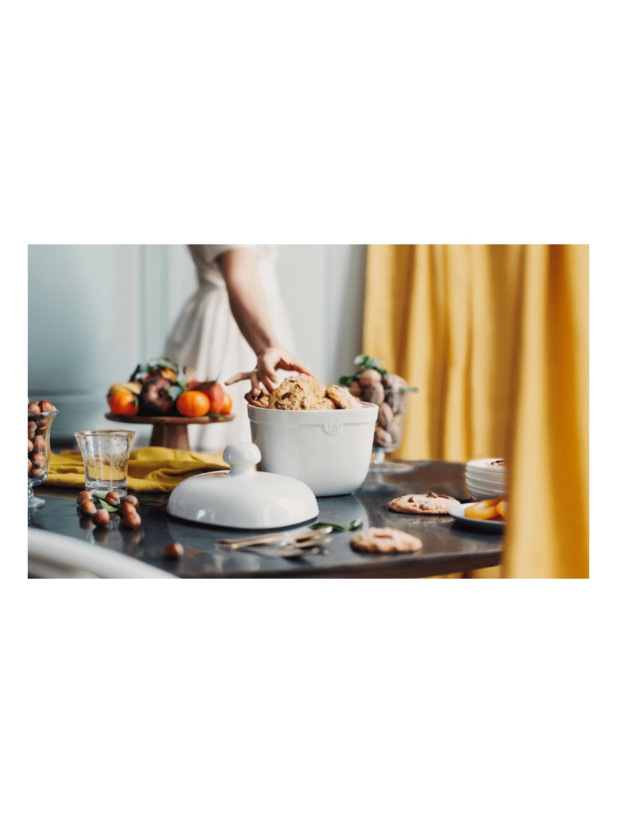 Emile Henry  Cookie Jar