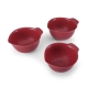 KitchenAid komplekts ar 3 maisīšanas bļodām, Empire Red