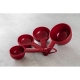 KitchenAid Set of 4 Measuring Cups, Empire Red