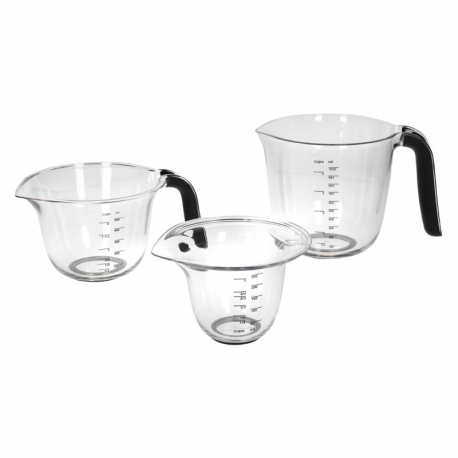 KitchenAid komplekts ar 3 mērkrūzēm