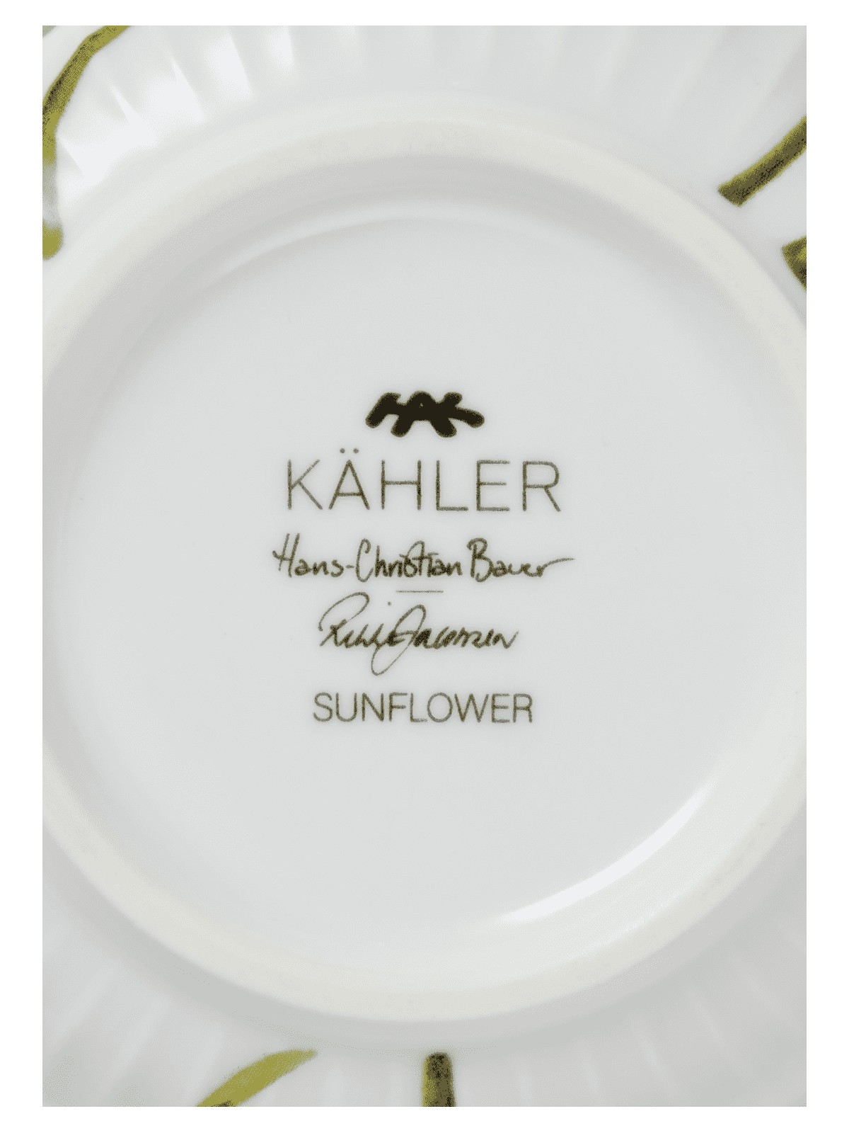 Kähler bļoda Hammershøi Sunflower 12 cm