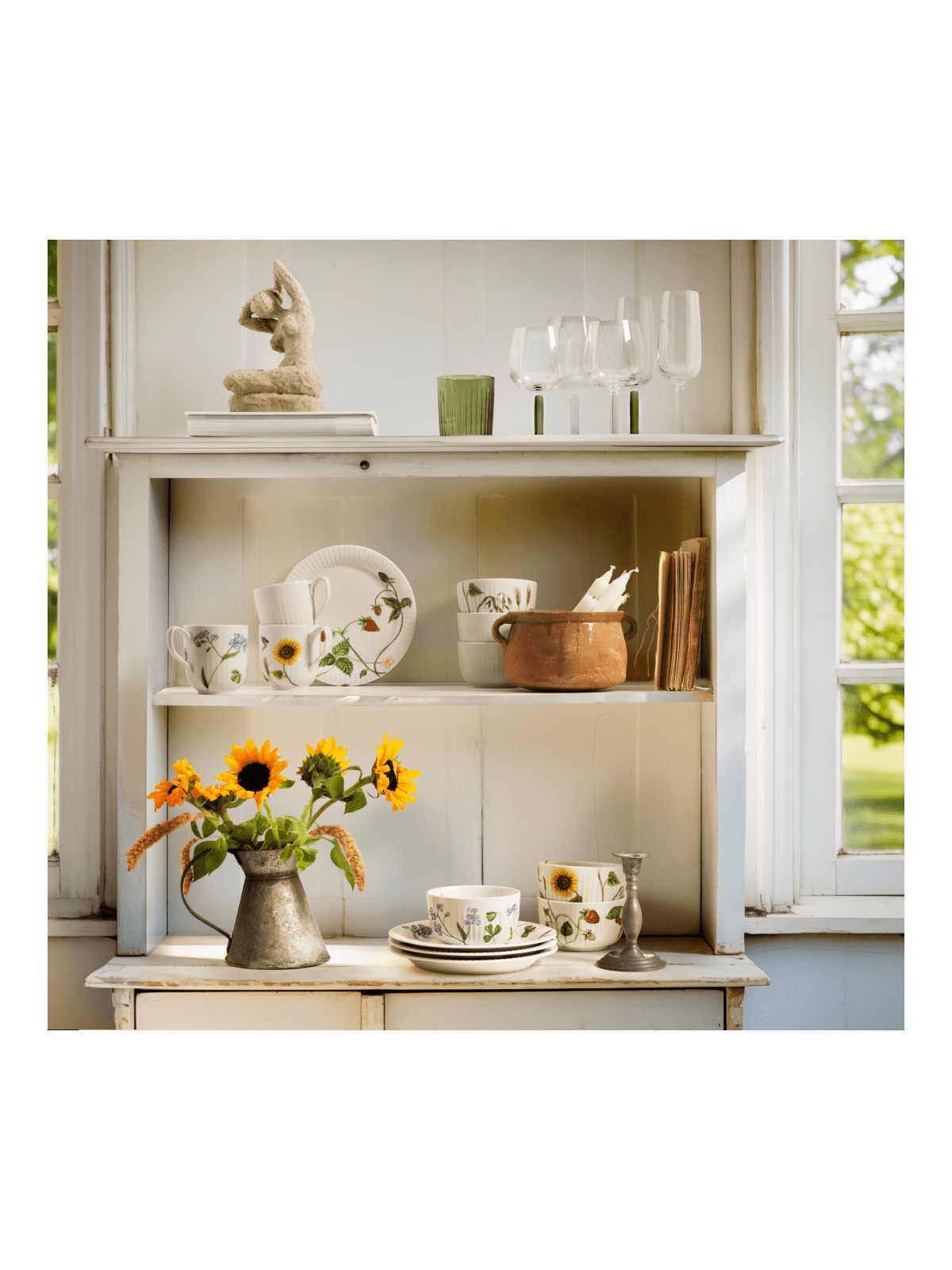 Kähler kauss Hammershøi Sunflower 12 cm