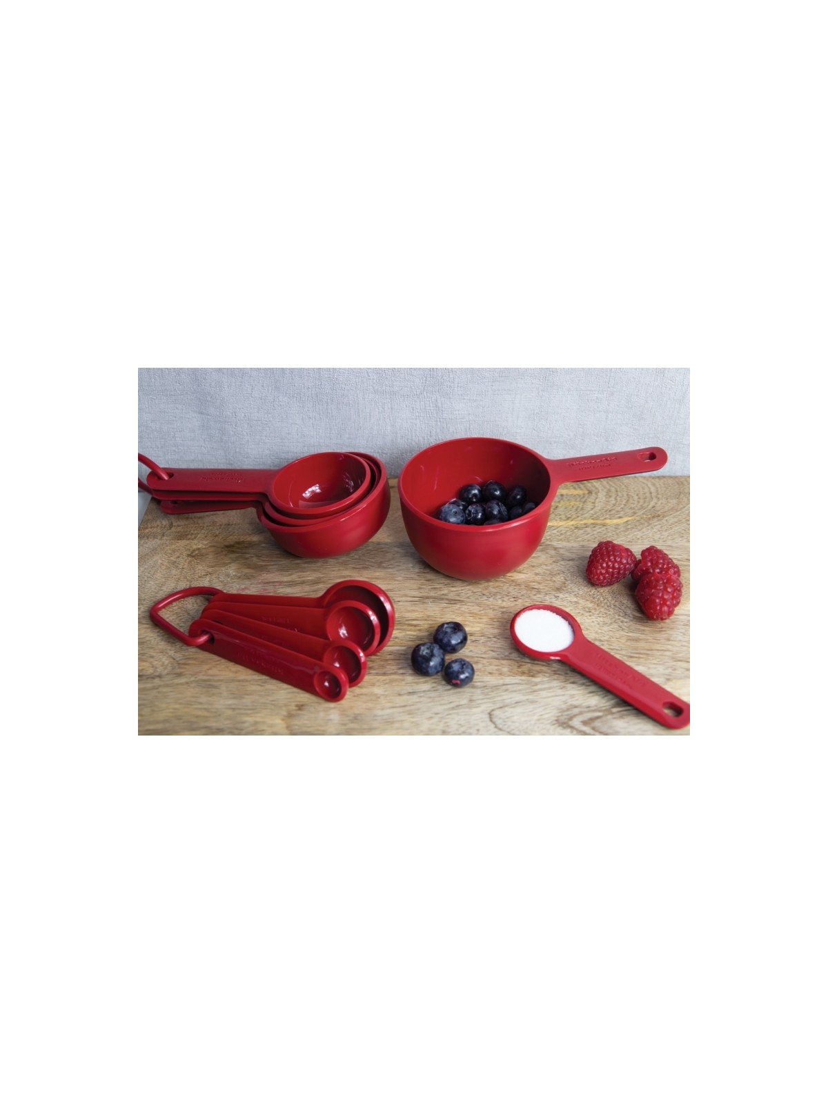 KitchenAid mõõtelusikad, 5 tk, empire red
