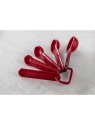 KitchenAid Set of 5 Measuring Spoons, Empire Red