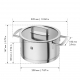 Zwilling Stainless Steel Stew pot Vitality 20 cm/ 3,5 l