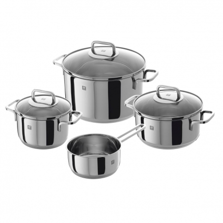 Zwilling Quadro Pot set 4 Piece, 18/10 Stainless Steel