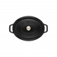 Staub Ovaalne pott malm 37cm/8.0l, must matt