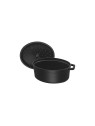 Staub čuguna katls ovāls 37 cm/8 l, melns matēts