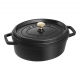 Staub Ovaalne pott malm 37cm/8.0l, must matt