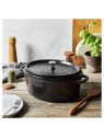 Staub кастрюля овальная чугунная 37 см/8 л, черный