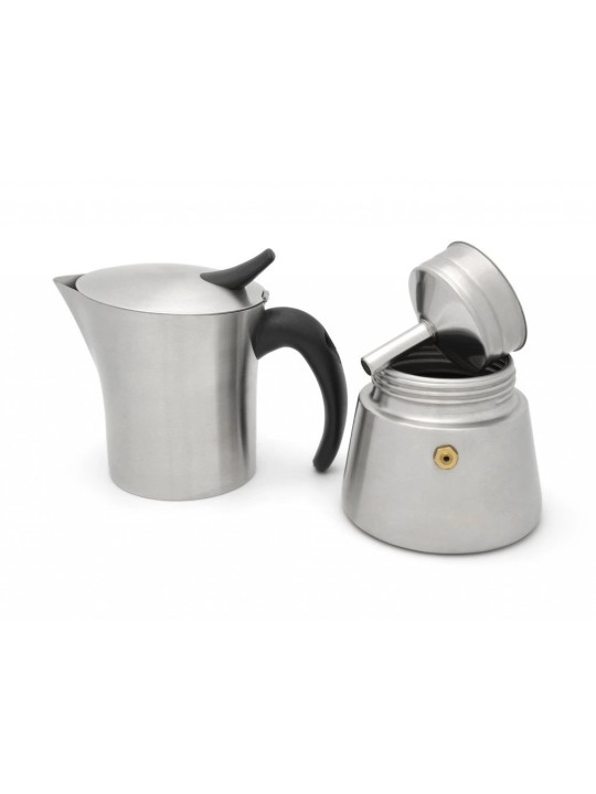 Leopold Vienna Espresso maker Ancona 6 cups, satin