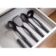 KitchenAid 6-Piece Utensil Set and Ceramic Holder, Onyx Black