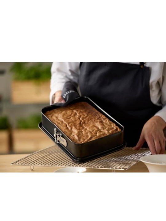 Blomsterbergs Springform rectangular, Stainless steel