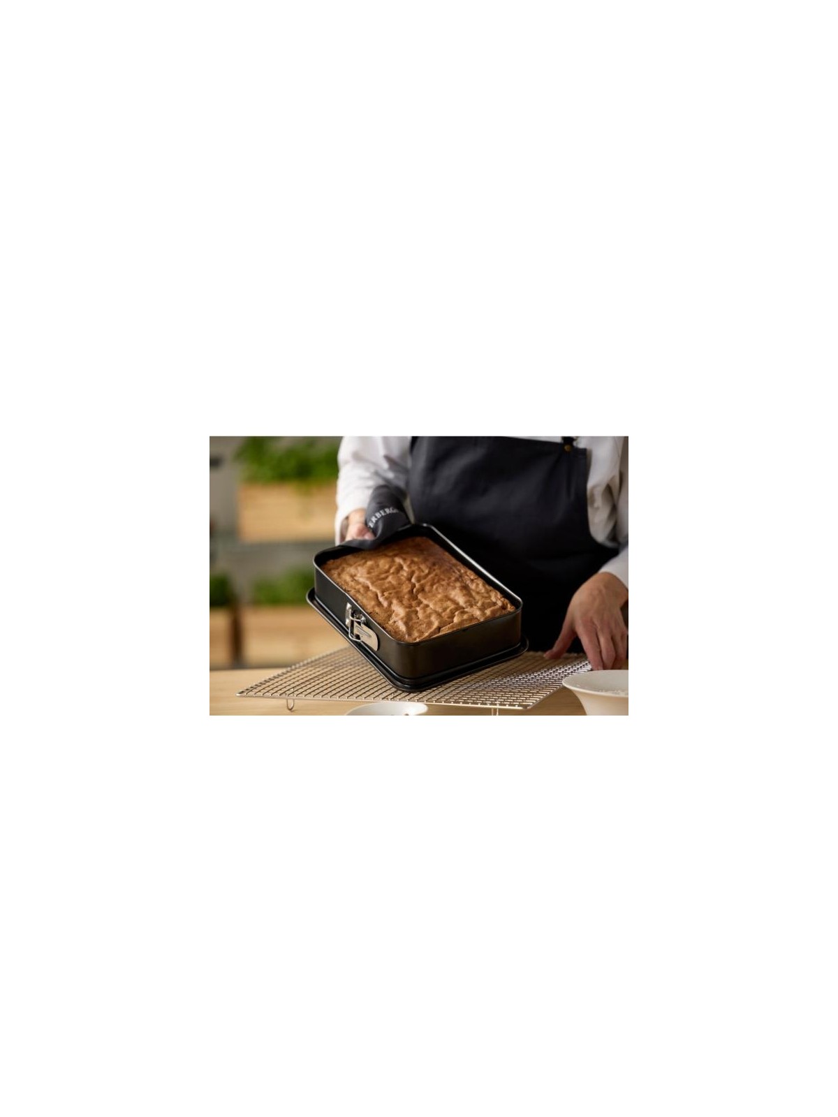 Blomsterbergs Springform rectangular, Stainless steel