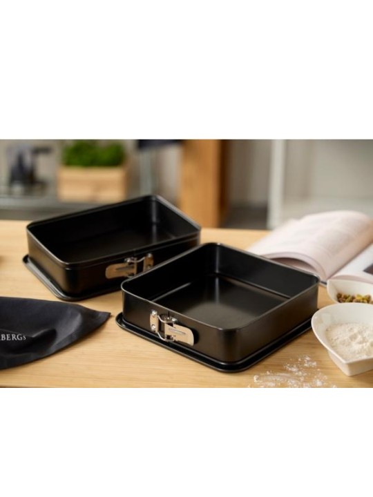 Blomsterbergs Springform rectangular, Stainless steel