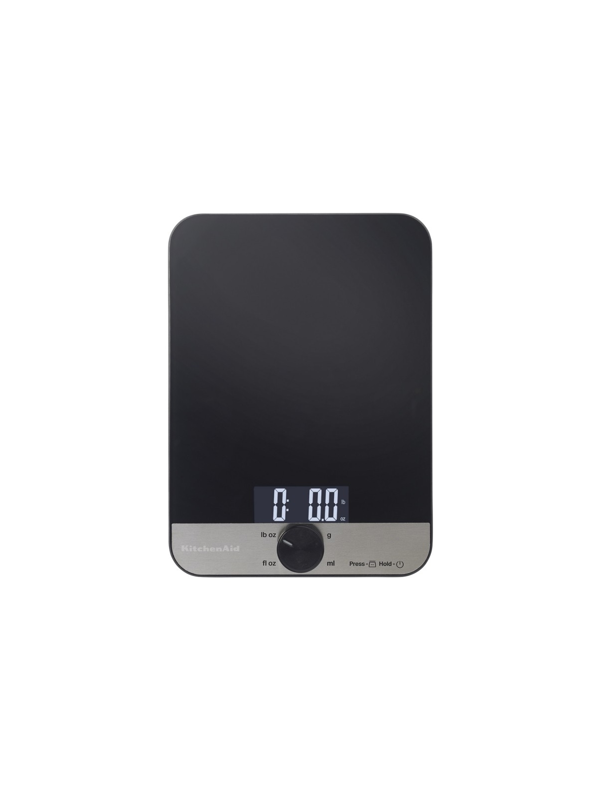 KitchenAid Digital Glass Top Kitchen Scale, 5000g and 500g / 5 litres Weighing Capacity
