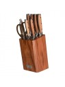 Grunwerg RF Ashwood 8 Piece Knife Block Set