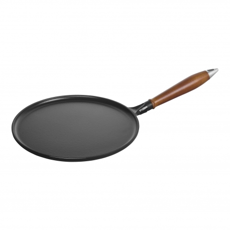 Staub Cast iron Pancake pan with wooden handle