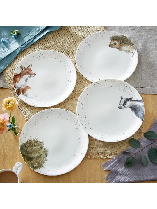 Royal Worcester Wrendale Designs sķīvis 26,7 cm, Owl