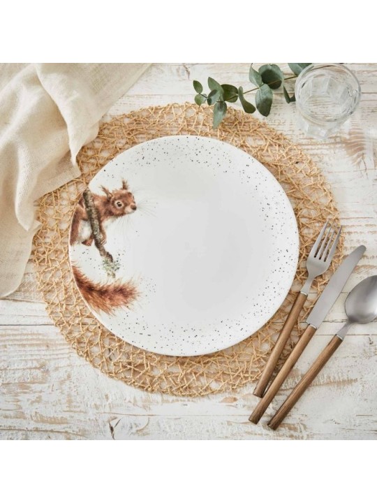 Royal Worcester Wrendale Designs taldrik 26,7 cm, Squirrel