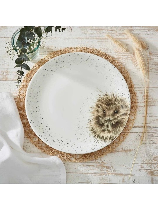 Royal Worcester Wrendale Designs Coupe Plate 31 cm, Hedgehog