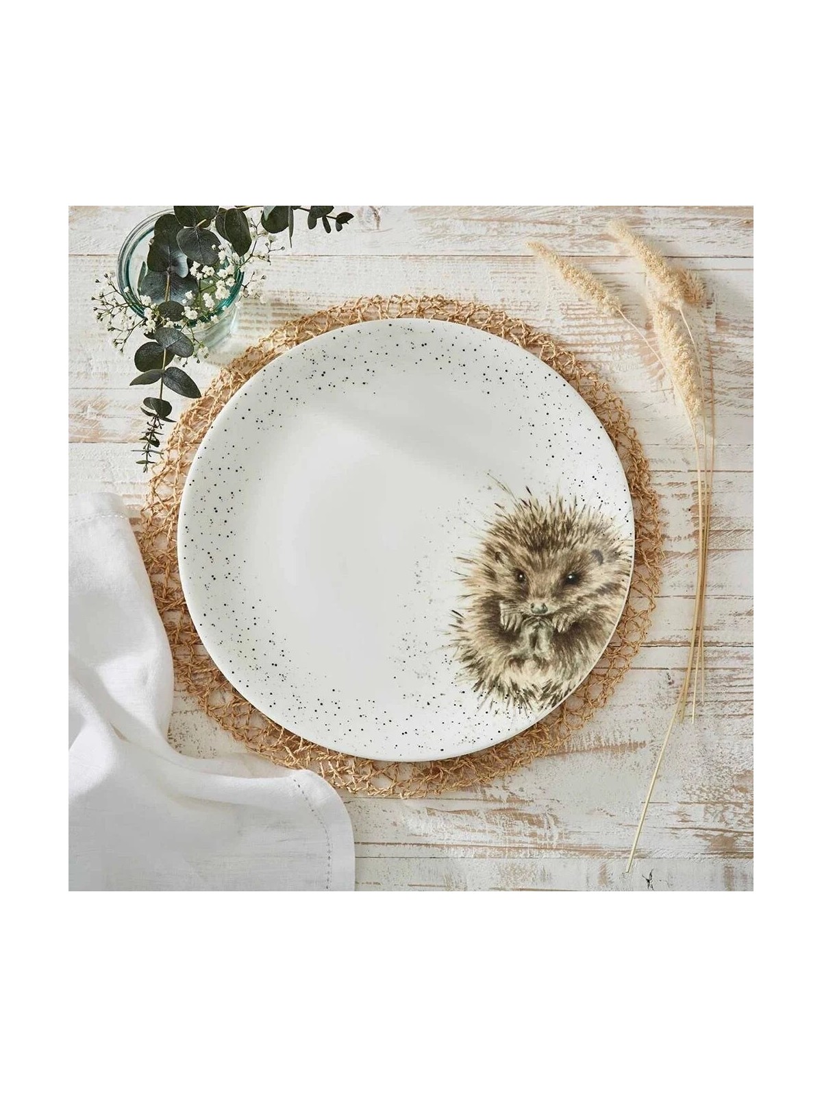 Royal Worcester Wrendale Designs Coupe Plate 31 cm, Hedgehog