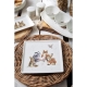 Royal Worcester Wrendale Designs Small Square Plate, Woodland Party