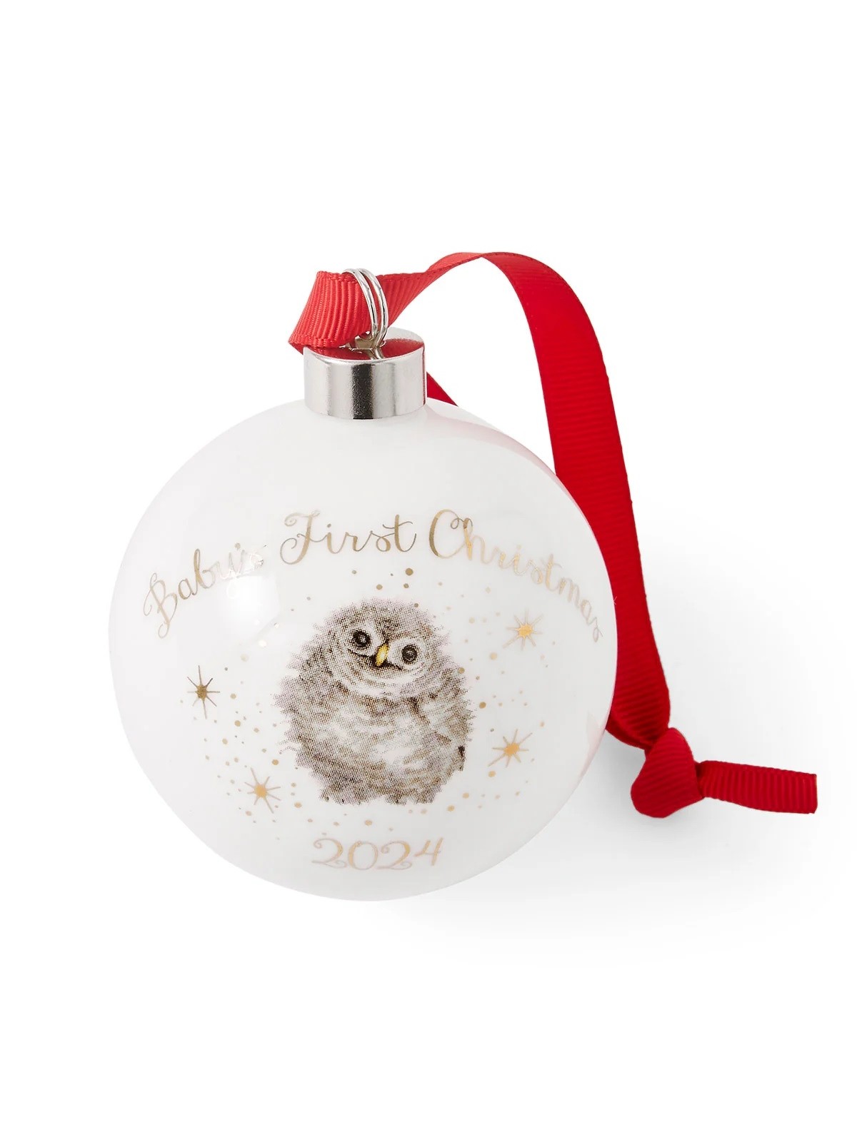 Royal Worcester Wrendale Designs jõuluehe Baby's First Xmas 2024