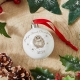 Royal Worcester Wrendale Designs Baby's 1-st Christmas Bauble