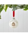Royal Worcester Wrendale Designs Baby's 1-st Christmas Bauble