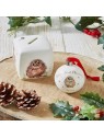 Royal Worcester Wrendale Designs Baby's 1-st Christmas Bauble