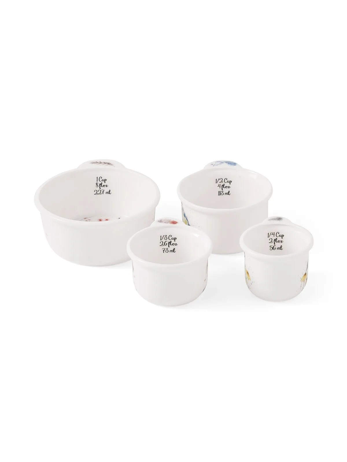 Royal Worcester Wrendale Designs mērtrauki Birds 4 gb