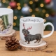 Royal Worcester Wrendale Designs krūze Dachshund Through The Snow (taksi) 0,31 l