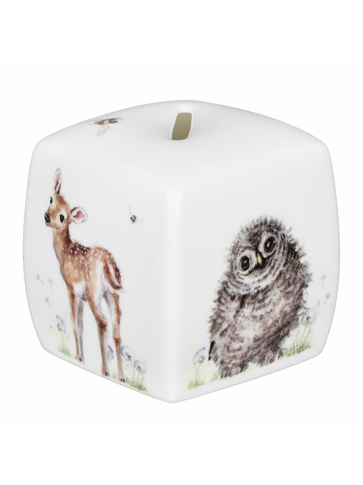 Royal Worcester Wrendale Designs Little Wren Money Box