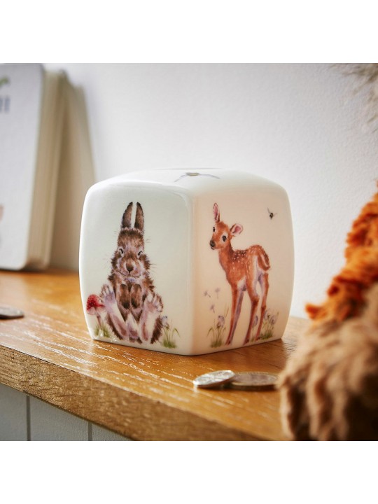 Royal Worcester Wrendale Designs Little Wren Money Box