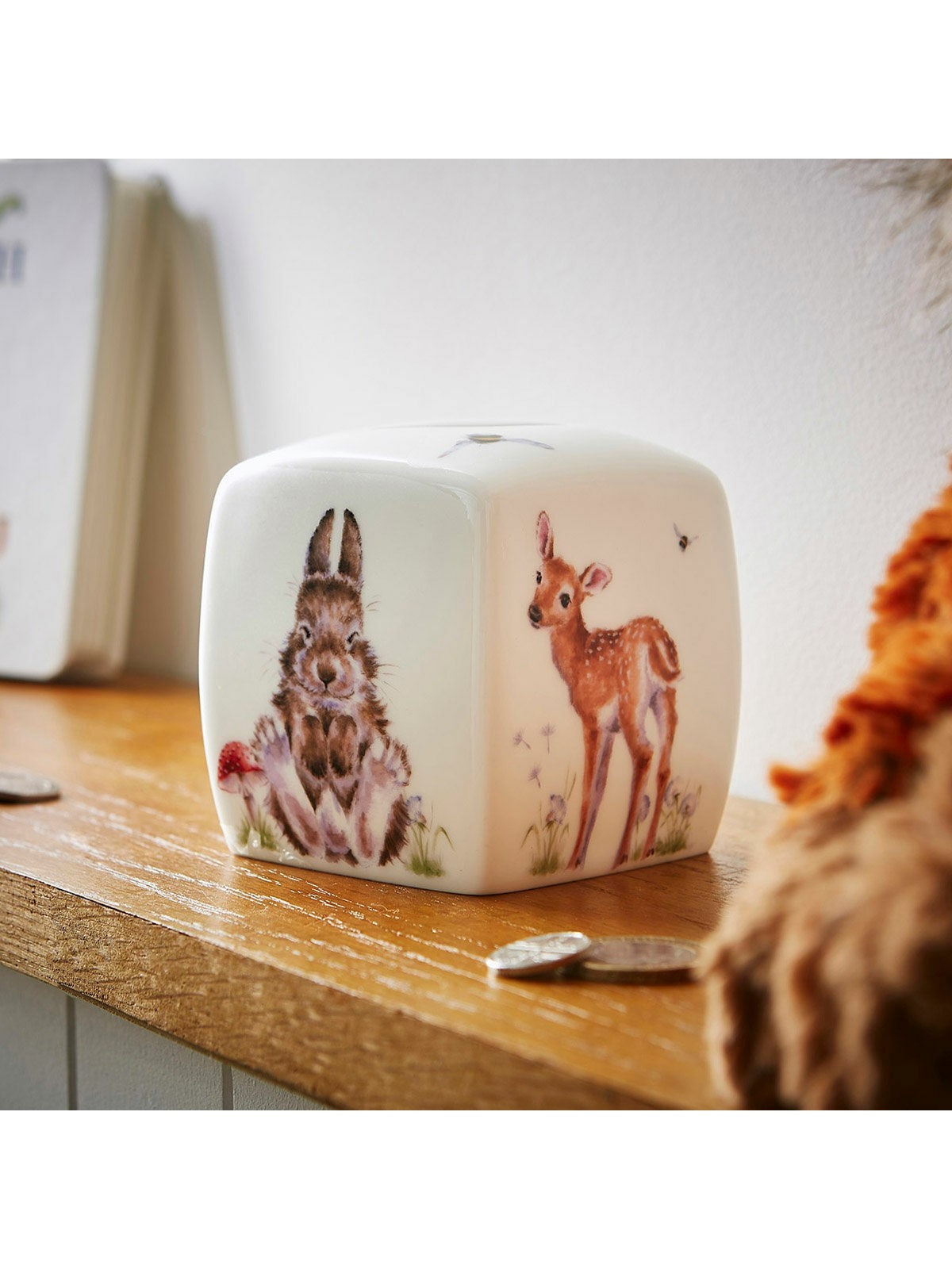 Royal Worcester Wrendale Designs Little Wren Money Box