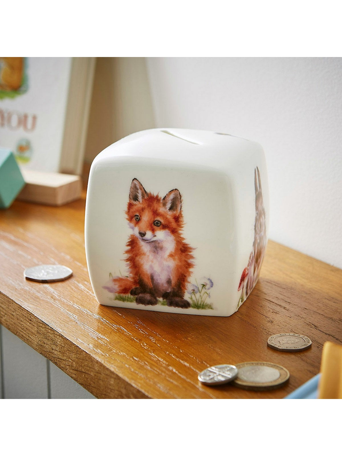 Royal Worcester Wrendale Designs Little Wren Money Box
