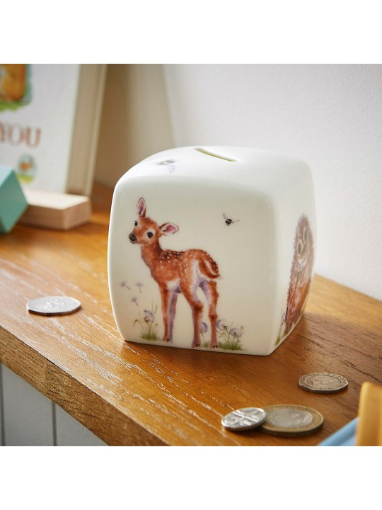 Royal Worcester Wrendale Designs Little Wren Money Box