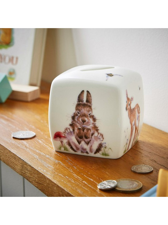 Royal Worcester Wrendale Designs Little Wren Money Box