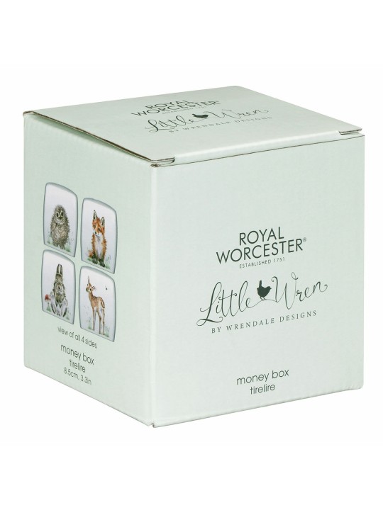 Royal Worcester Wrendale Designs Little Wren Money Box