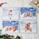 Pimpernel Wrendale Designs Large Winter Sky 4 Placemats