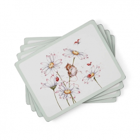 Pimpernel Wrendale Designs Large Wildflowers 4 Placemats