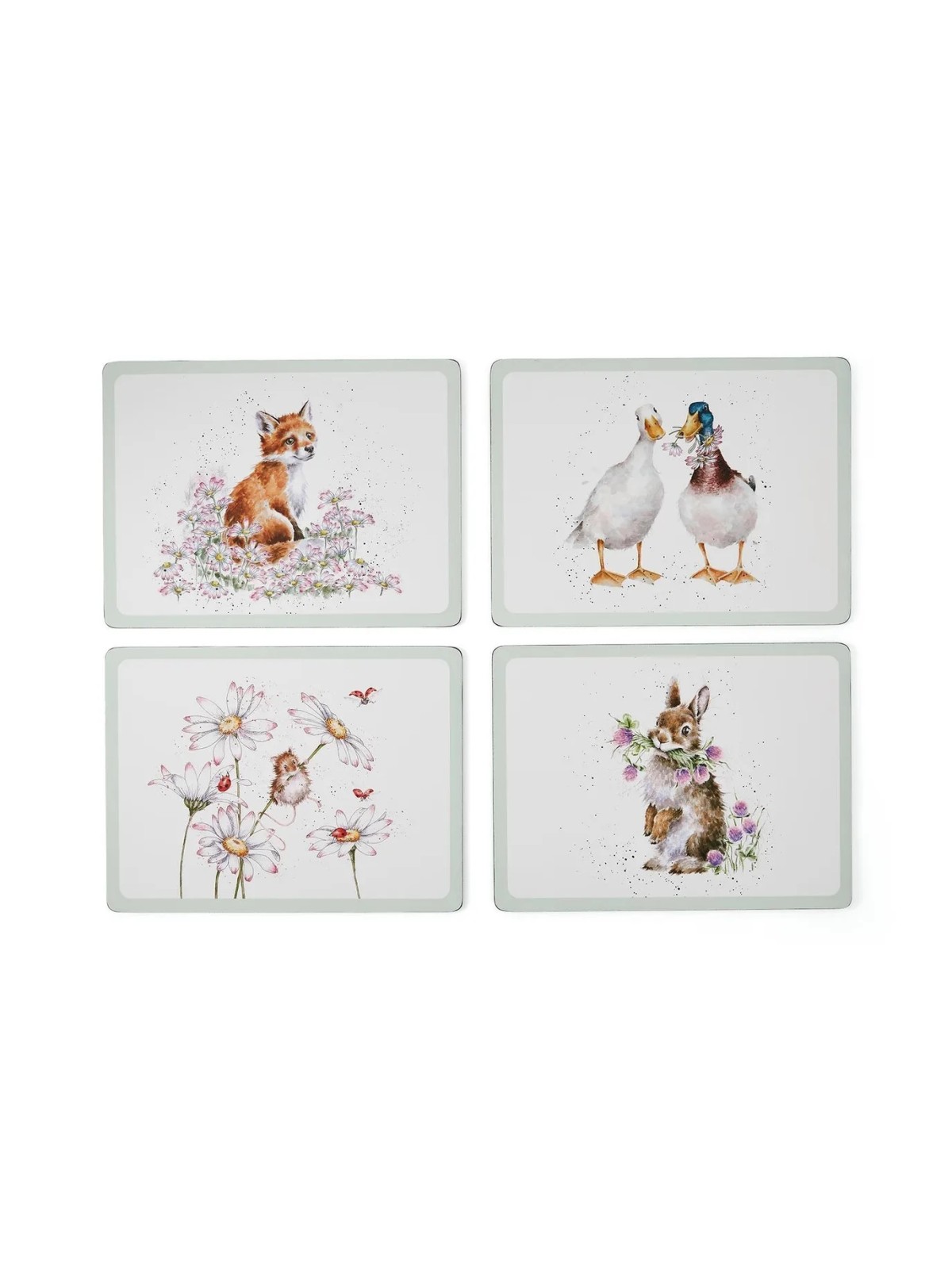 Pimpernel Wrendale Designs Large Wildflowers 4 Placemats