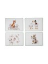 Pimpernel Wrendale Designs Large Wildflowers 4 Placemats