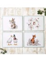 Pimpernel Wrendale Designs paliktņi Wildflowers 4 gb