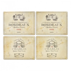 Pimpernel Vin de France Set of 4 Large Placemats