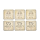 Pimpernel Vin de France Set of 6 Coasters