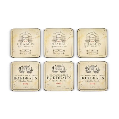 Pimpernel glāžu paliktņi Vin de France 6 gb