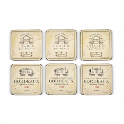 Pimpernel Vin de France Set of 6 Coasters