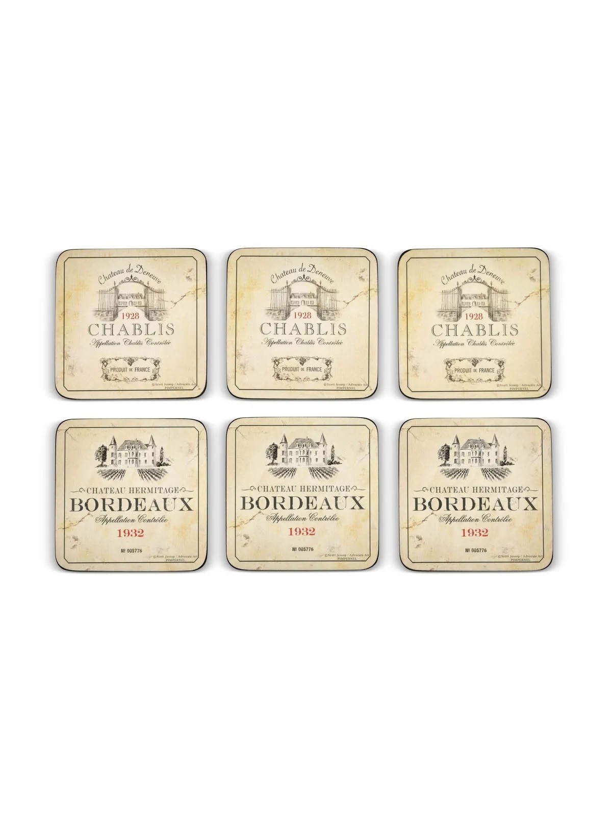 Pimpernel klaasialus Vin de France 6 tk